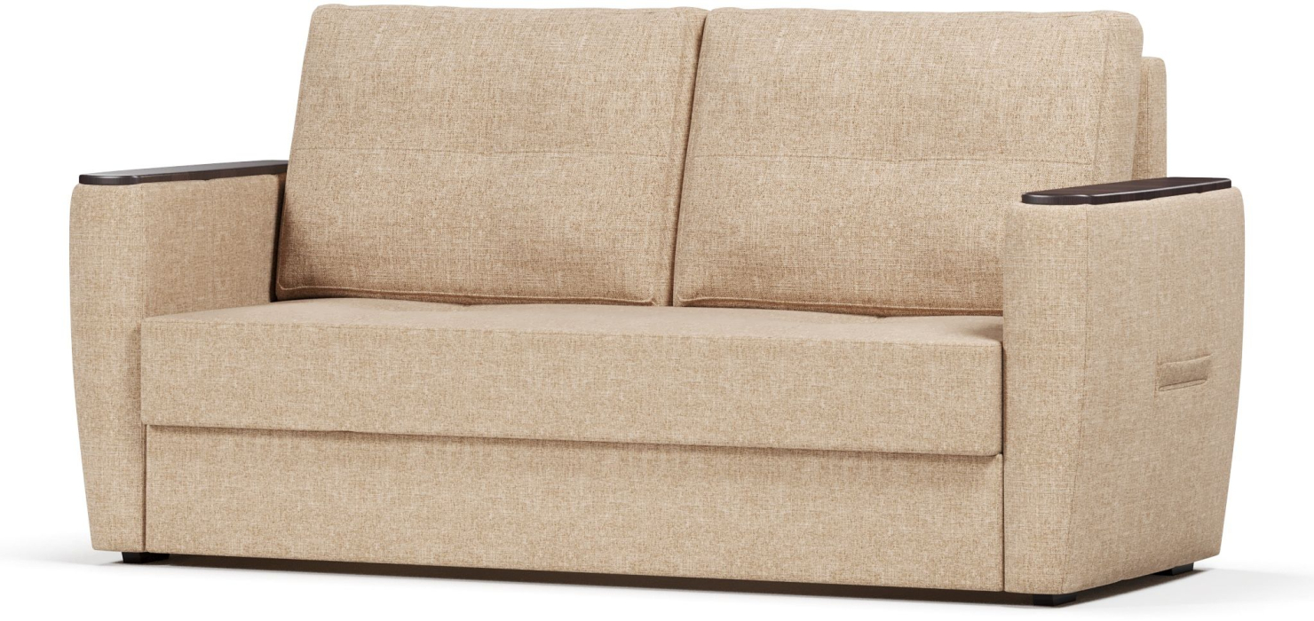 Диваны кровати прямые, Диван-кровать прямой Майами аккордеон-евро, рогожка