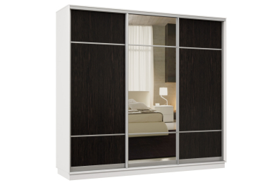 Шкаф-купе Премьер Лайт 57 (08;11;08) трехдверный