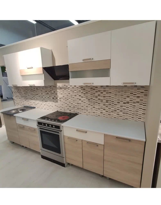 Кухонные гарнитуры, Кухня 2,4м "Айсбери" 