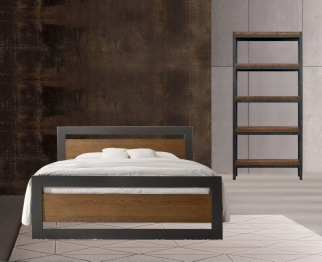 Кровать в стиле лофт Чарльстон 0.9