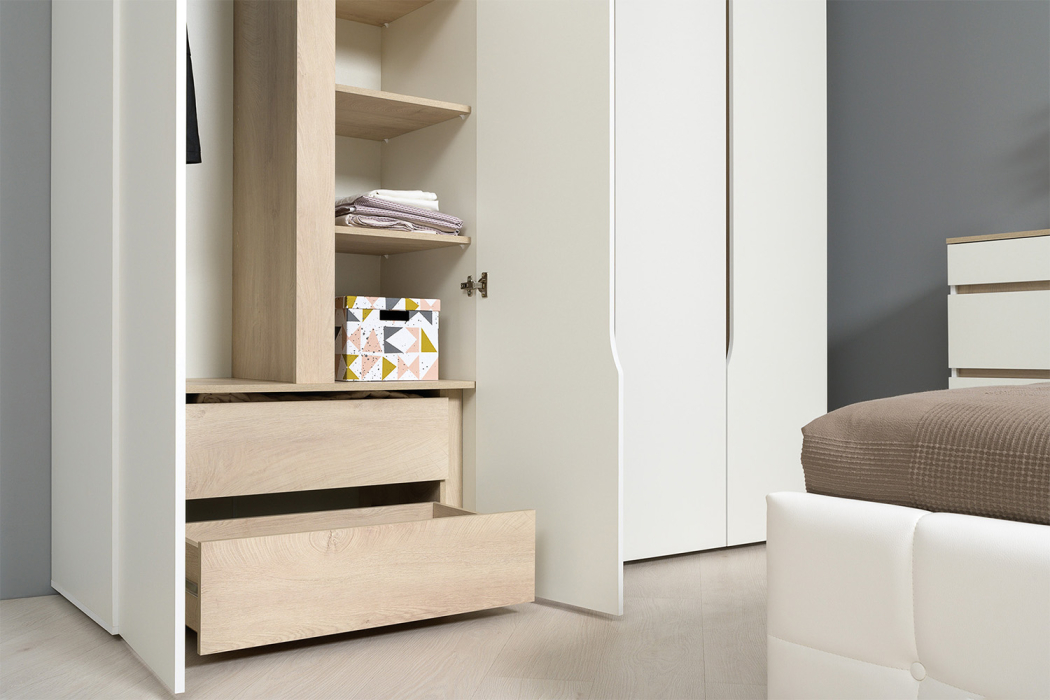 Шкафы двухстворчатые, Шкаф двухстворчатый Муссон 13.198