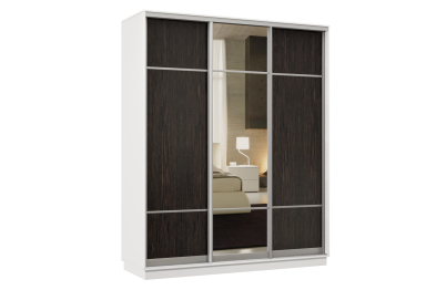 Шкаф-купе Премьер Лайт 21 (08;11;08) трехдверный