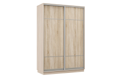 Шкафы-купе, Шкаф-купе Премьер Лайт 02 Мини (08;08) двухдверный