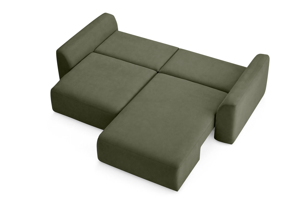 Диваны угловые в гостиную, Диван угловой Спейс, Велюр