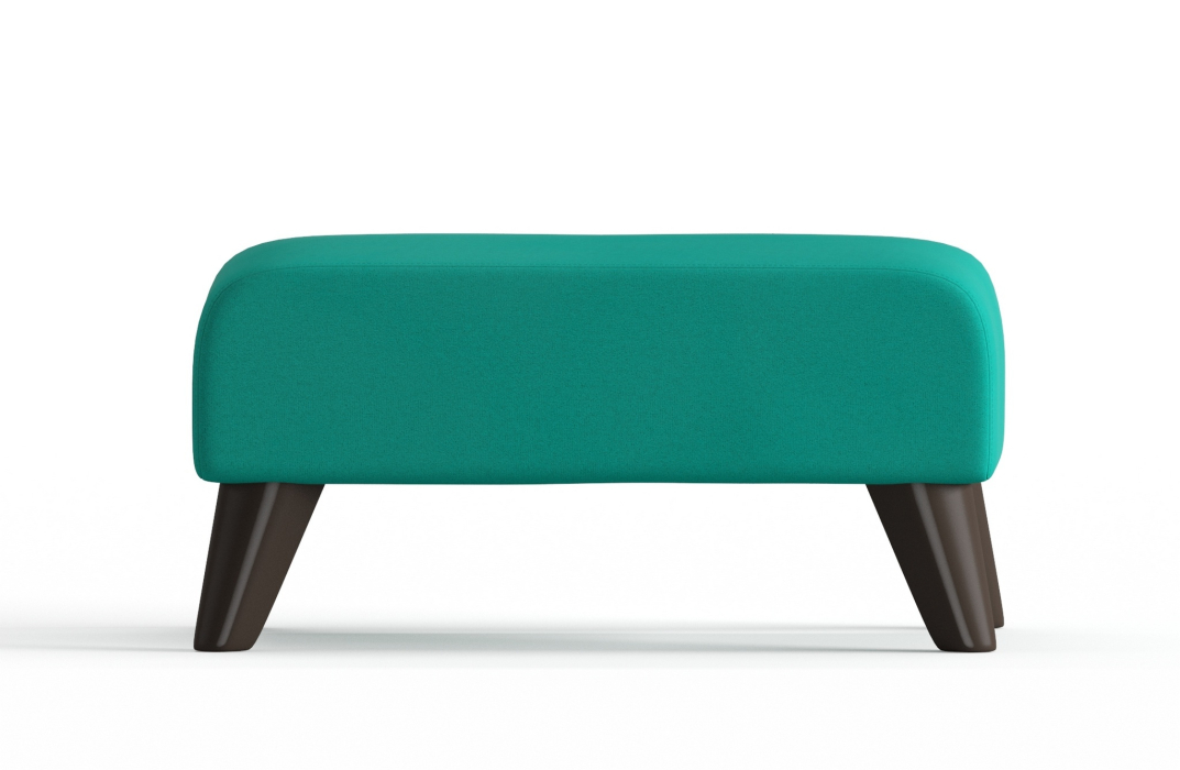 Пуф в прихожую, Пуф Барон на ножках, велюр