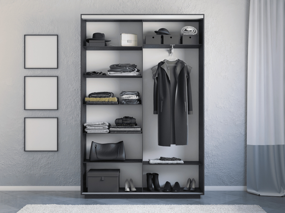 Шкафы-купе 2-х дверные, Шкаф-купе Экспресс 2-х дверный Фотопечать Калейдоскоп Стекла 120х45х220