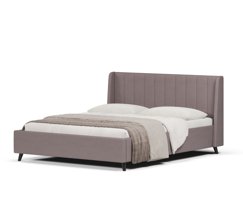 Мягкая кровать, Кровать Милла 140, велюр