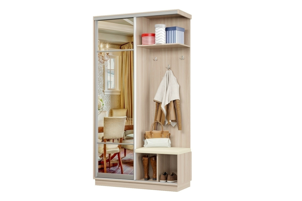 Прихожие, Прихожая Премьер 03 Лайт 11 Правая Мягкая