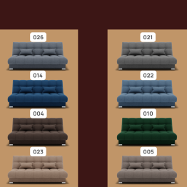 Прямой диван Фиеста-1 НПБ, велюр