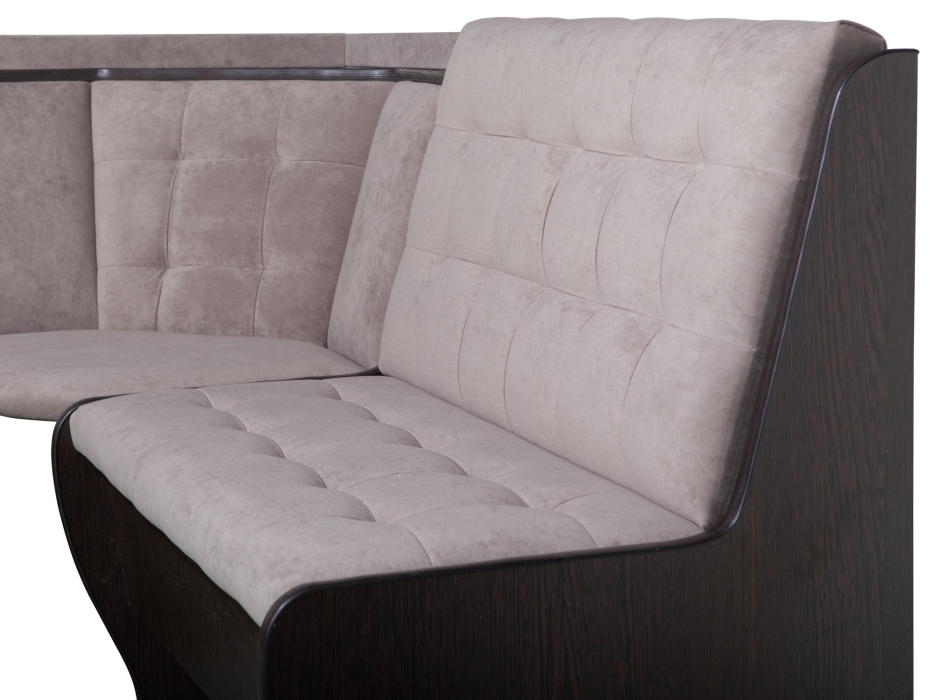 Кухонные уголки, Кухонный уголок Стиль 1Л (со столом СТ4) Дуб венге / велюр