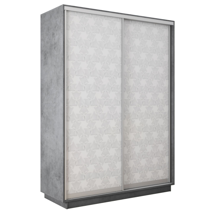 Шкафы-купе 2-х дверные, Шкаф-купе Экспресс 2-х дверный Фотопечать Калейдоскоп Стекла 120х45х240