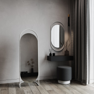 Зеркала в спальню, Напольное зеркало GENGLASS Evelum в металлической раме