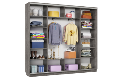 Шкаф-купе Премьер Лайт 59 (08;11;08) трехдверный