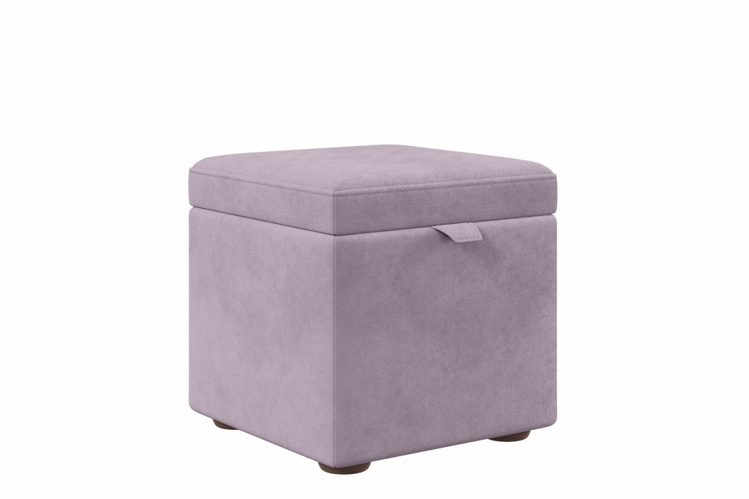 Пуф в прихожую, Пуф 01 мягкий 45*45*45 с подъемным механизмом велюр