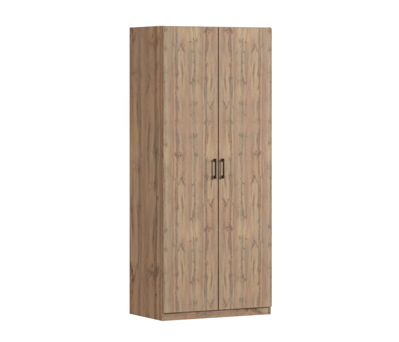 Для одежды, Шкаф двухдверный Макс 1000 мм, вариант №4 (ЛДСП, корпус дуб вотан)