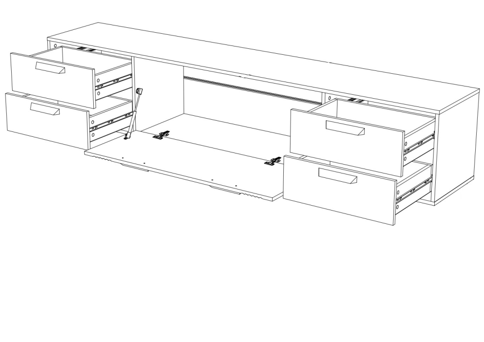 ТВ-тумбы, Тумба ТВ подвесная Парус-12