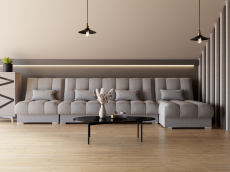 Диваны угловые в гостиную, Угловой диван Фиеста-3 НПБ, велюр