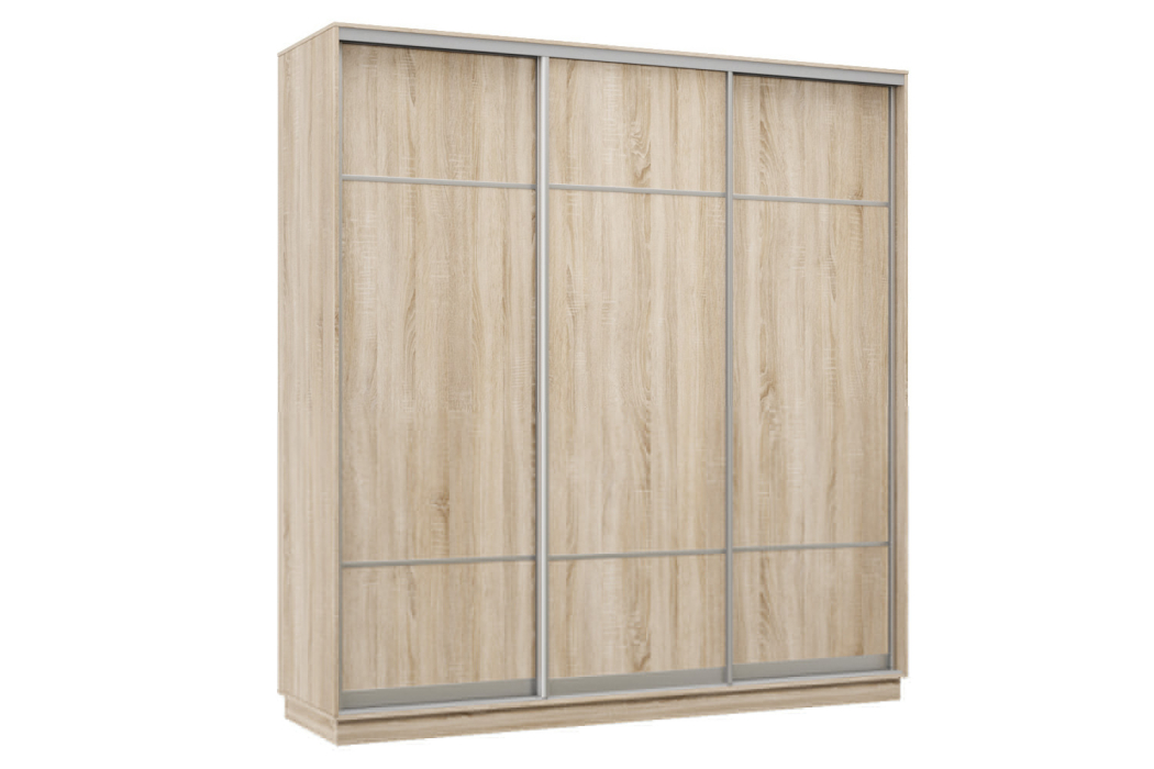 Шкафы-купе, Шкаф-купе Премьер Лайт 23 (08;08;08) трехдверный