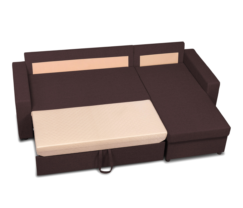 Диваны угловые в гостиную, Угловой диван-кровать Турин, рогожка