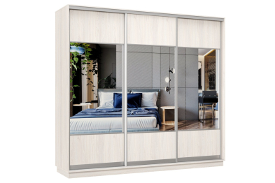 Шкаф-купе Премьер Лайт 58 (05;05;05) трехдверный