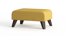 Пуф в прихожую, Пуф Барон на ножках, велюр