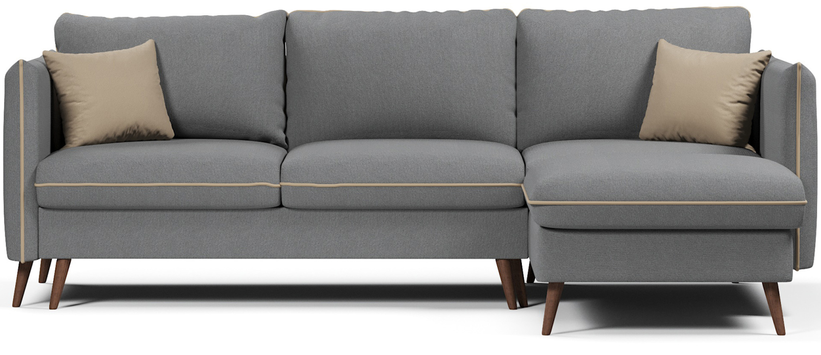 Диваны угловые, Диван угловой Пекин еврокнижка, велюр