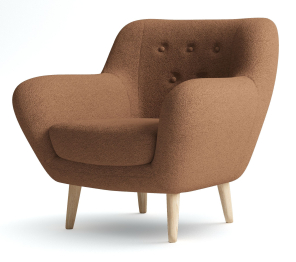 Кресло Элефант мягкое, Искусственный мех