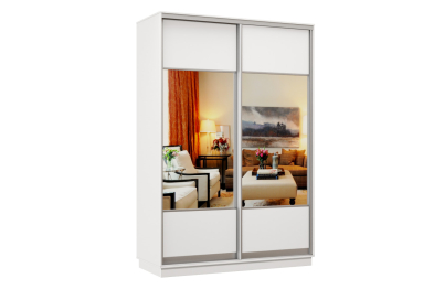 Шкаф-купе Премьер Лайт 02 (05;05) двухдверный