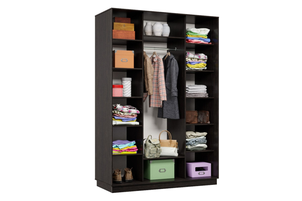 Шкафы-купе, Шкаф-купе Премьер 14 (16;16;16) трёхдверный