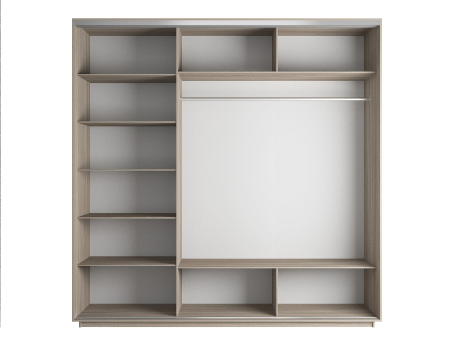 Шкафы-купе 3-х дверные, Шкаф-купе Экспресс 3-х дверный Фотопечать Квадрат Стекла 180х60х240