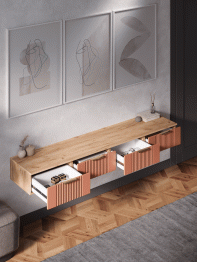 Тумба подвесная Ингрия Luxe 11