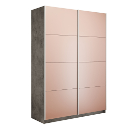 Шкаф-купе Прайм 2-х дверный Стекла пудра/Доводчики 120х57х230