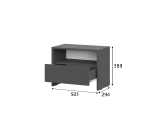 Тумба прикроватная Камелия