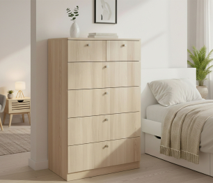 Комод 70х40х116 см, Теви 6 ящиков