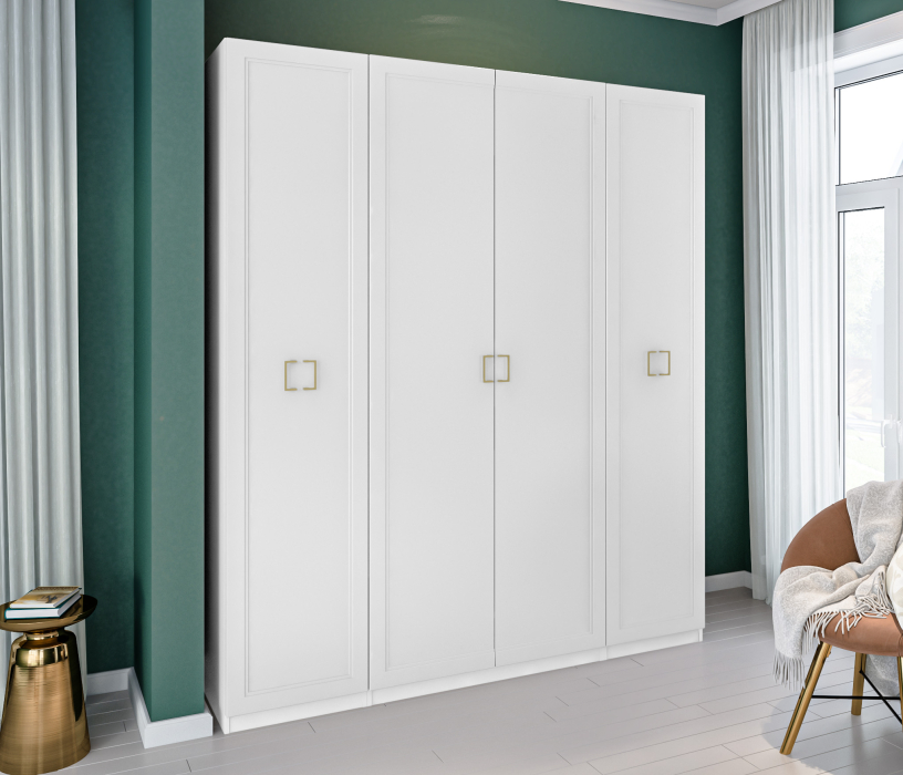 Ассоль белая, Комплект дверей Ассоль СБ-3438 МДФ Белый