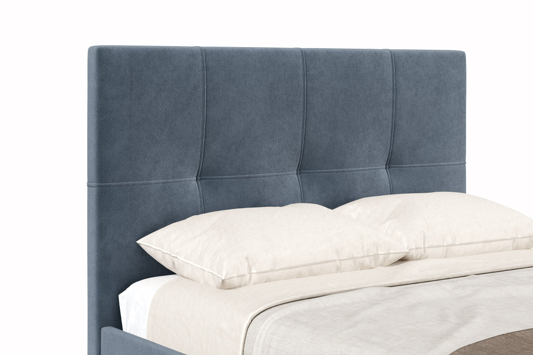 Мягкая кровать, Кровать Марсель 1400 с подъёмным механизмом,  велюр