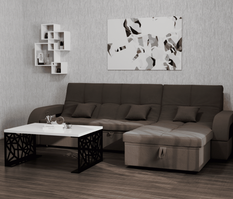 Диваны модульные, Модульный диван Майами-2,венеция,велюр