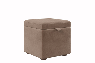 Пуф 01 мягкий 45*45*45 с подъемным механизмом велюр