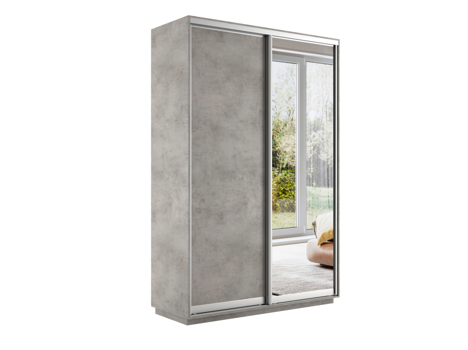 Шкафы-купе 2-х дверные, Шкаф-купе Экспресс Медиум дуо 2200 x 1400 x 450