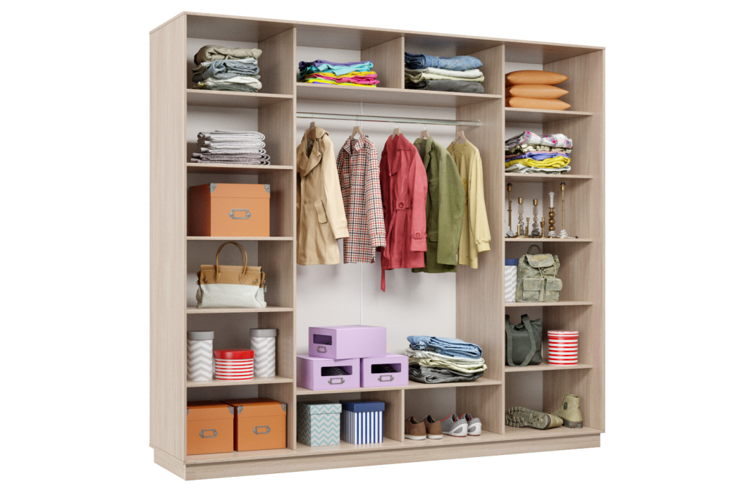 Шкафы-купе 3-х дверные, Шкаф-купе Премьер Лайт 58 (11;08;11) трехдверный