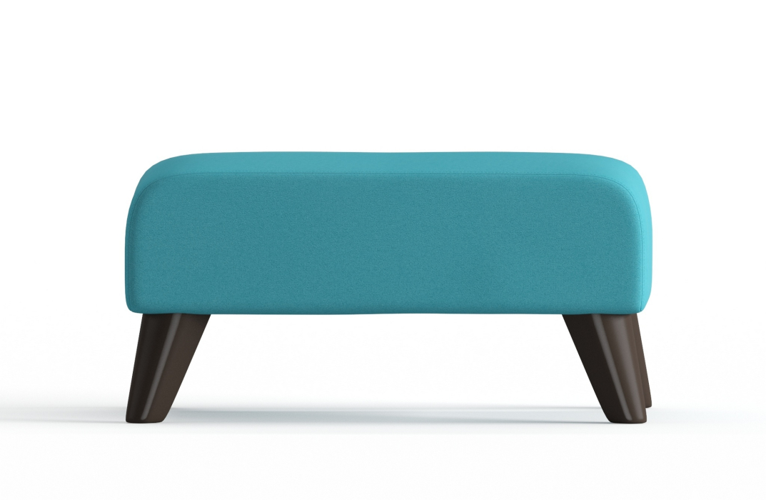 Пуф в прихожую, Пуф Барон на ножках, велюр