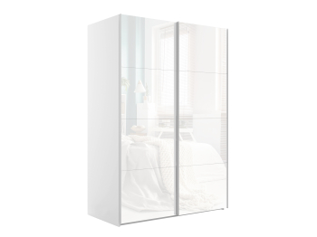Шкаф-купе Эста Стекло белое+Стекло белое 180х66х240