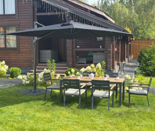 Зонт SKY круглый в комплекте с базой