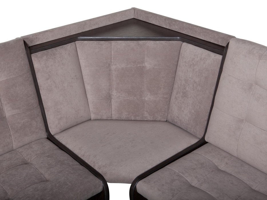 Кухонные уголки, Кухонный уголок Стиль 1Л (со столом СТ4) Дуб венге / велюр