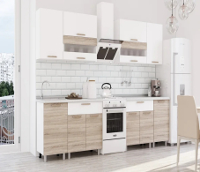 Кухонные гарнитуры, Кухня 2,4м "Айсбери" 