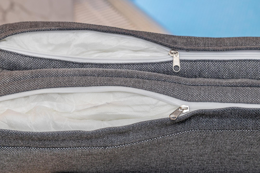 Шезлонги, Шезлонг AGATA серый с матрасом