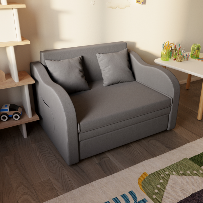 Детские диваны, Прямой диван Бали ППУ, велюр