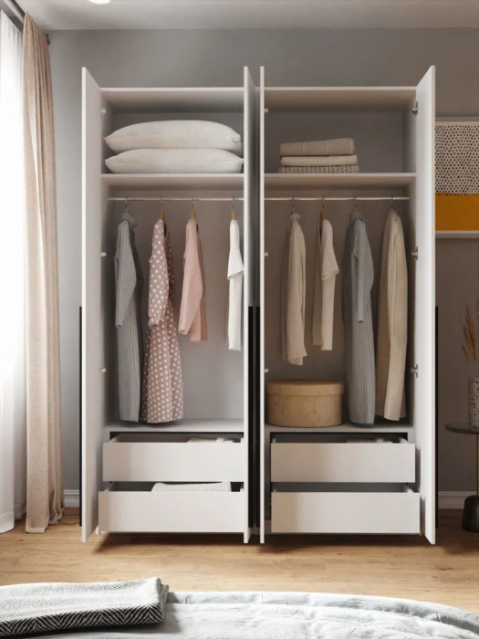 Шкафы распашные, Шкаф распашной 4-х дврерный София 2200х1600х520 мм