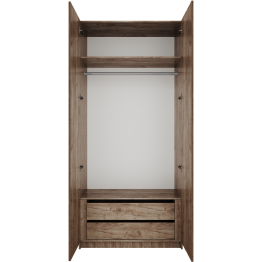 Шкаф распашной Локер 2-х дверный с 1 модулем