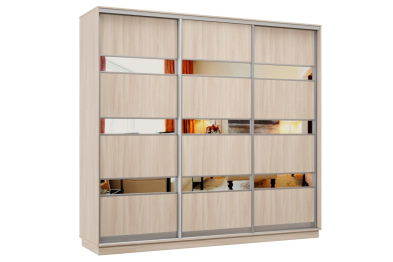 Шкаф-купе Премьер 57 (16;16;16) трёхдверный